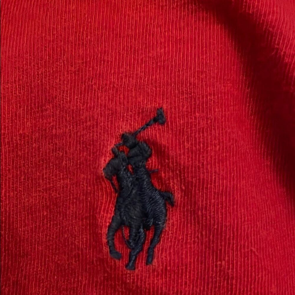 Polo Ralph Lauren Red Long Sleeve T-Shirt Mens Size XXL Cotton Preppy Casual - Picture 5 of 9